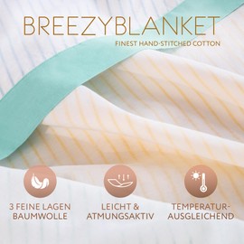 RELAXOUND Original Breezyblanket (Mint, Mini)