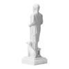 Diogenes The Cynic Ancient Greek Philosopher Statue Sculpture Figure White