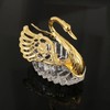 Swan Sugar Storage Jar European Modern Condiment Container Golden Seasoning