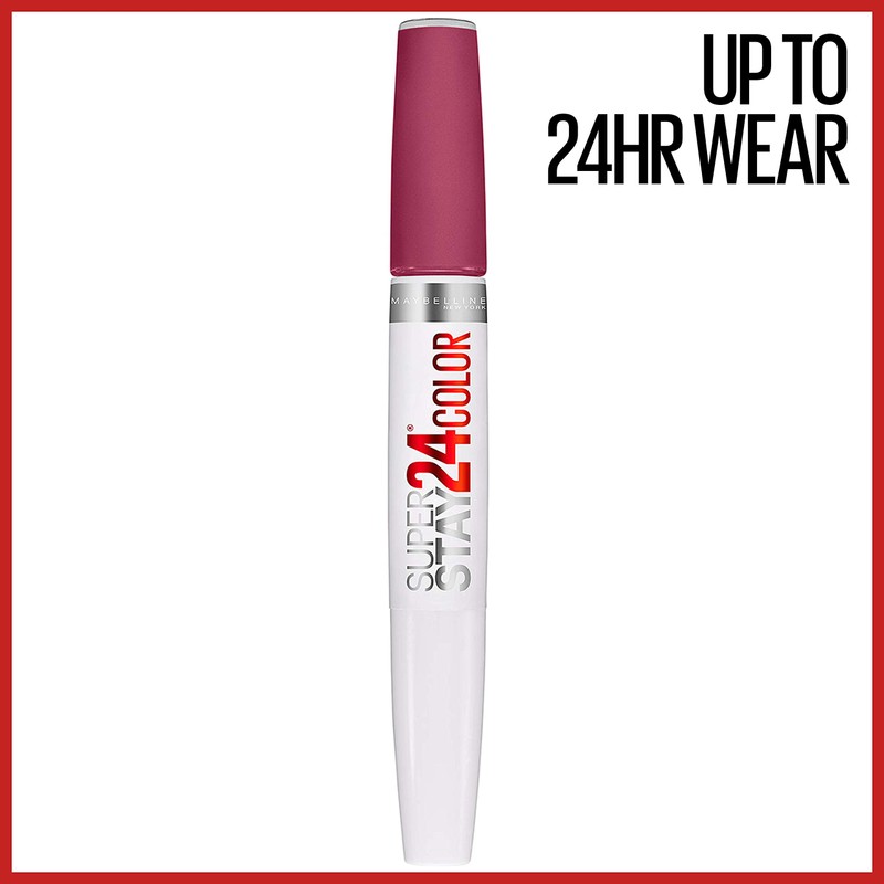 Maybelline Super Stay 24, 2-Step Liquid Lipstick Makeup, Long Lasting