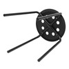 Pinelicorn 10 Pack Black Plastic Stack Round Stools 17.7In Backless