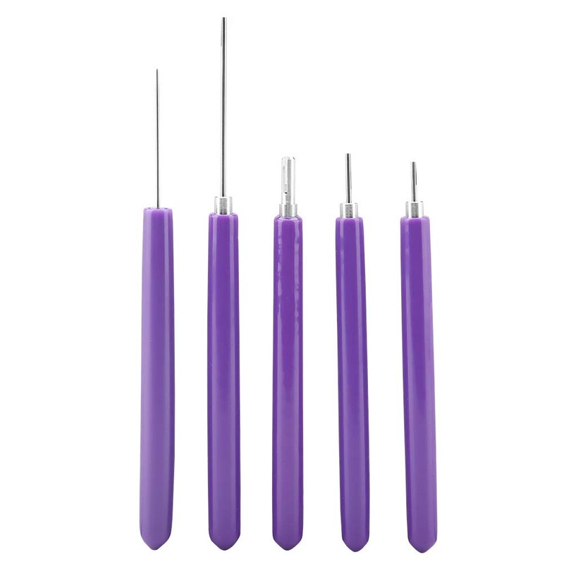 Slotted Paper Bead Roller, 12 Pack, Paper Quilling Tools, Slotted