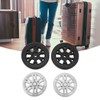 4 Pcs Suitcase Replacement Wheels Silent Rolling Universal Luggage Wheels