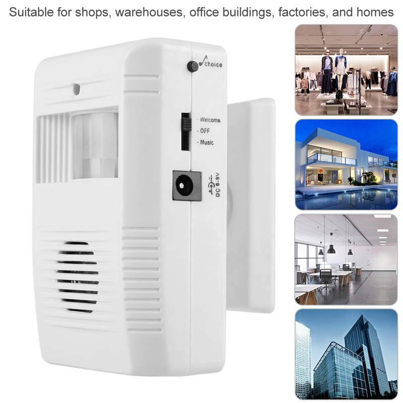 16 Music IR Motion Independent Sensor Store Home Welcome Door
