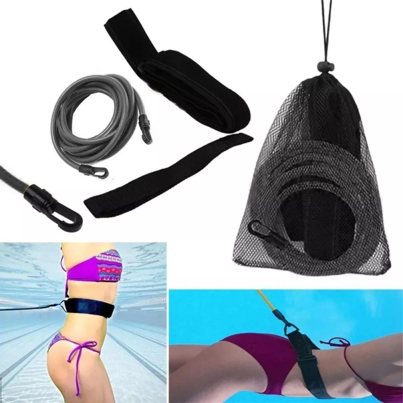 GRAN COMPAÑÍA 4m Cinturones Entrenamiento Natación Resistenc Nadar Cuerdas