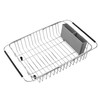 iPEGTOP Cutlery Utensil Silverware Drying Rack Basket Holder with Hooks