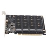 M.2 NVME SSD to PCIE X16 Adapter 4 Port High