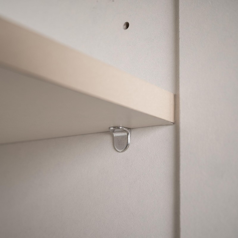 Shelf Brackets, Pack of 48, Angle Shelf Support with Double