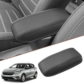 SKTU Armrest Cover Compatible with Dacia Sandero III Stepway Jogger 2021-2024 Armrest Pad Centre Armrest Protective Cover