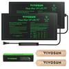 VIVOSUN 2 Pack Durable Waterproof Seedling Heat Mat 10" x