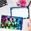 XIAOPNN Jump Party Birthday Invitation for Boys Girls, Kids Trampoline