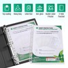 FLEXOFFICE 100 Pack, Heavy Duty Sheet Protectors 8.5 x 11,