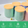 La Fermiere Yogurt Jar lids- 6PC Bamboo Jar Lids for