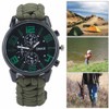 6 in 1 Multifunction Waterproof Outdoor Camping Survival Watch Rescue