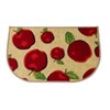 Wolala Home 3 Piece Sets Rubber Backing Non-Slip Red Apple