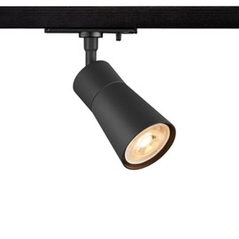 PURI 2.0 CONE Rail Spotlight for 1 Phase Rail System, Black