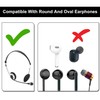sourcingmap Replacement Earbud Tips Pads, Soft Sponge Ear Tips Buds