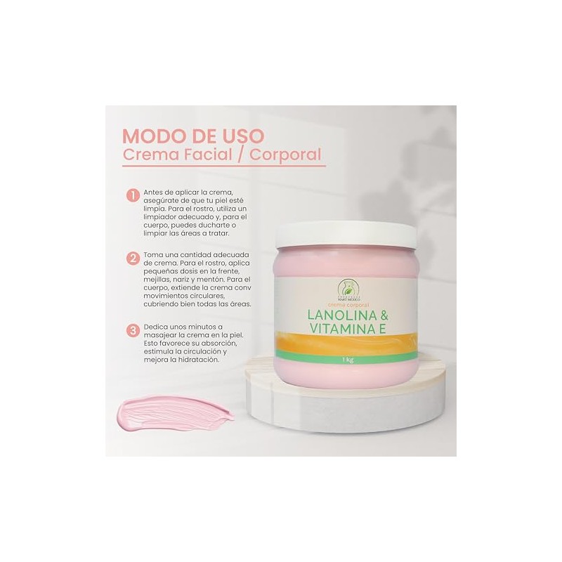 Crema De Lanolina Con Vitamina E Para Piel Dañada 1