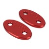 2pcs Motorcycle Rearview Mirror Base Cover Aluminum Alloy Windscreen Mirror