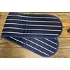 Navy Striped Double Oven Glove 100% Cotton Kitchen Cooking Mitt