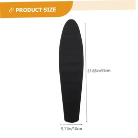 Kisangel Skateboard Grip Tape Sandpaper Sticker for Deck 1 Sheet Decorative Grip Tape Non-Skid Scratch