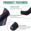 SAOKNCE 4 Pieces in-Channel Extra Durable Rain Guards Fit for