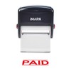 iMARK Self-Inking Stamp Rubber Stamp, Red Ink (PAID)