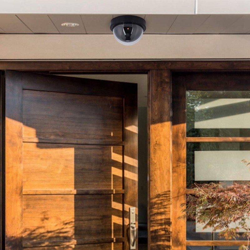 Waterproof Dummy Security Camera Fakes Surveillance Simulation Decoy Camera with