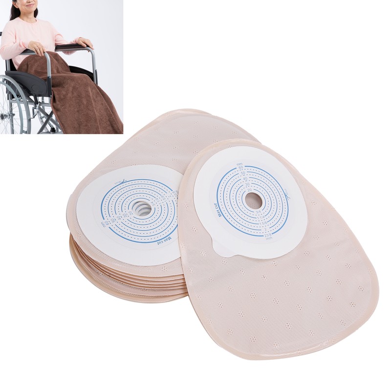 10pcs OnePiece Disposable Colostomy Bags Ostomy Ileostomy Stoma Ostomy Supplies