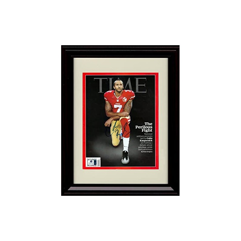 Colin Kaepernick - San Francisco Autograph Promo Print - Time