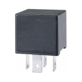 HELLA 4RA 007 791-011 Relay, main current - 12V - 4-pin connector - Wiring Diagramme: S2 - Plug: B - Normally Open Contact - Colour: Black - without holder