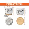 DecStic Be Our Guest Ceramic Planters Bible Verse Planters for