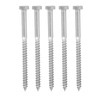 304 Stainless Steel Half Thread Bolt Wood Hex Lag Screws