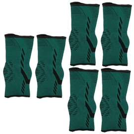 Baluue 3pairs Comfortable Compression Ankle Sleeve Breathable Ankle Support Socks for Plantar Fasciitis Relief Green for Athletes and Prolonged Footwear Use