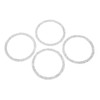4PCS Bling Car Speaker Cover Vehicle Door Audio Speaker Reflective
