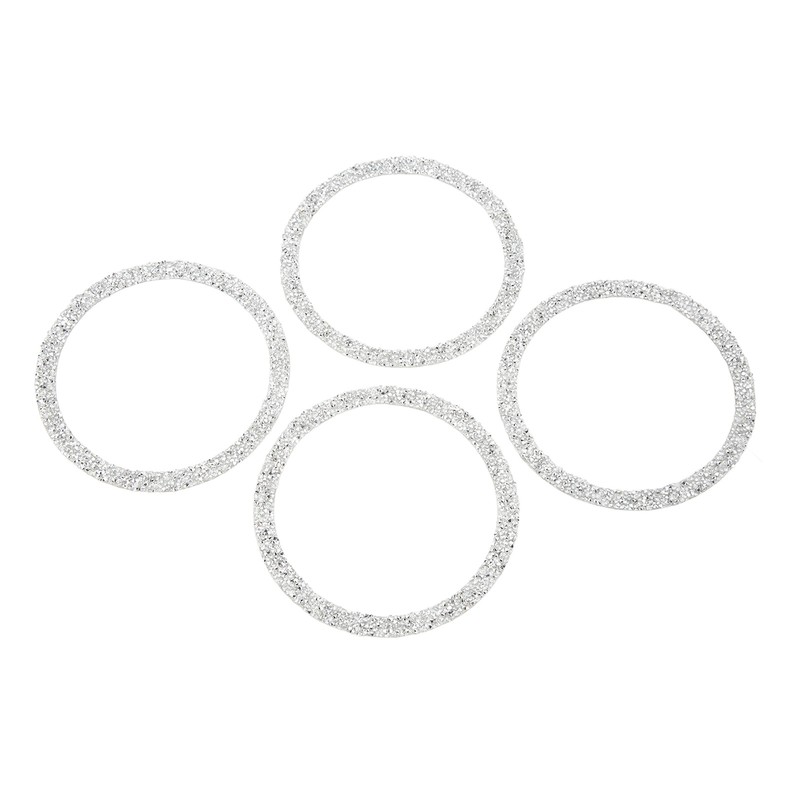 4PCS Bling Car Speaker Cover Vehicle Door Audio Speaker Reflective