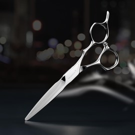 AOLANDUO VG10 Steel Pro Barber and Stylist Hair Cutting Scissors, 6.0 inches Edge Blade Super Sharp and Durable Scissors for Salon Results