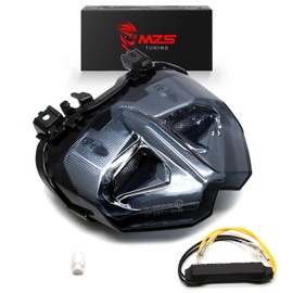 MZS Motorcycle Tail Light, LED Integrated Turn Signal Blinker Brake Taillight Smoke Compatible with MT09 2021-2023 / MT-09 SP 2021-2023 / MT10 2022 / MT-10 SP 2022