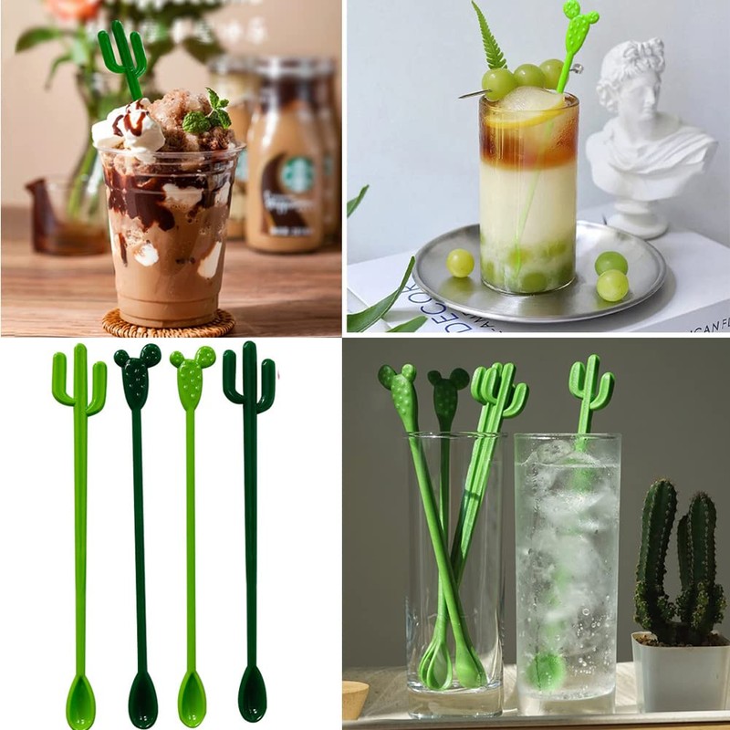 FOYARA - Juego de 24 cucharas para mezclar bebidas en