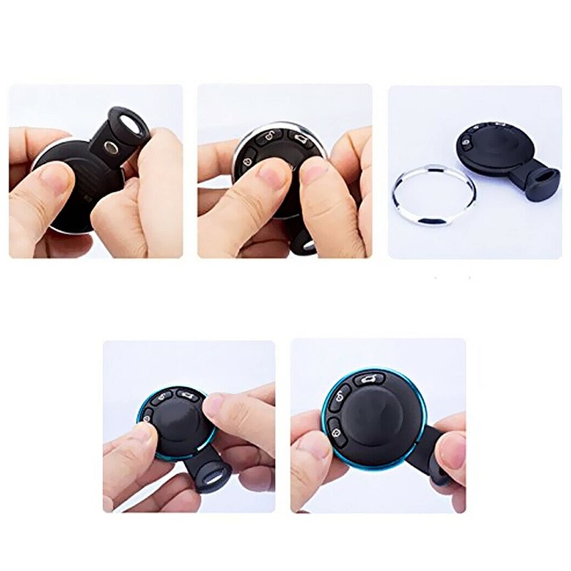 AYNEFY Remote Key Ring,Mini Key Fob Cover Mini Cooper Cover