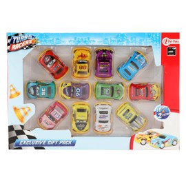 Toi-Toys Turbo Racers Pullback Racing Car Set 12 Pieces