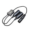 GA (Dual Plug) to Airbus XLR Pilot Headset Adapter