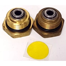 NAVISTAR AIR BRAKE MANIFOLD CONNECTOR FITTING BRASS  FC4Z2535AR *LOT OF 2*