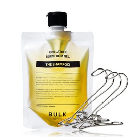 BULK HOMME Dense Foam Scalp Shampoo for Men, 7.1 oz (200 g), Non-Silicone Amino Acid Gel, Floral Fruity Scent, with Hook Clip