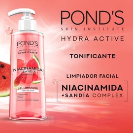 Ponds Cuidado Facial Fruity Hydra Fresh Sandía Limpiador Facial 200 ml                                                                                