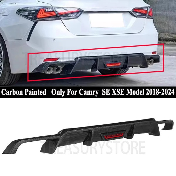 Unbranded For Toyota Camry SE XSE 18-23 Carbon Look Rear