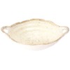 Ceramic Indigo Style Curry Plate with Hand, Sepia Line Size: Approx. W1.0 x D8.1 inches (25.2 x 20.5 x 6.2 x 6.2 x 07877 mm)