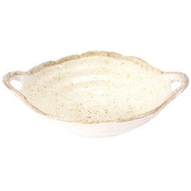 Ceramic Indigo Style Curry Plate with Hand, Sepia Line Size: Approx. W1.0 x D8.1 inches (25.2 x 20.5 x 6.2 x 6.2 x 07877 mm)