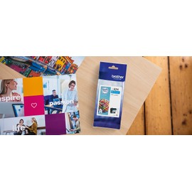 Brother Original Ink Cartridge Cyan DCP-J1200DW (750 Pages According to ISO Standard 24711) LC424C