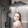 BELLEARLY All Metal 12'' Rain/Rainfall Shower Head with Handheld Spray